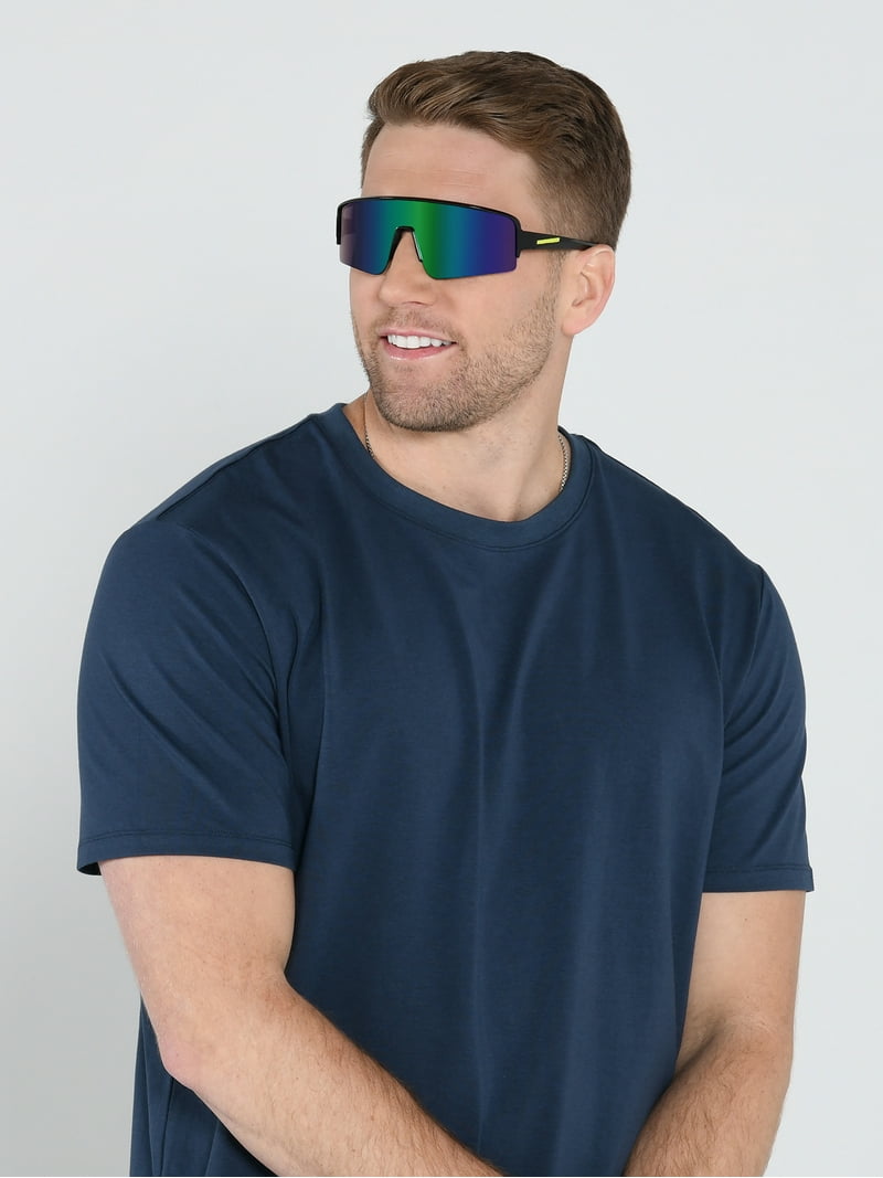 ゆっこ✕4 Panama Jack x Foster Grant Wraparound Recycled Men's Sunglasses