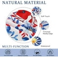thumbnail image 4 of 4th of July Tablecloth Waterproof Fabric Oblong Memorial Day Red White and Blue Table Cloth, Patriotic Decoration Perfect for Kitchen Dinner,Restaurant,Outdoor Table Cover 60"x 84" Oblong/Rectangle, 4 of 6