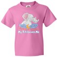 thumbnail image 3 of Inktastic My Titi Loves Me Cute Elephants Clouds Moon and Stars Youth T-Shirt, 3 of 5