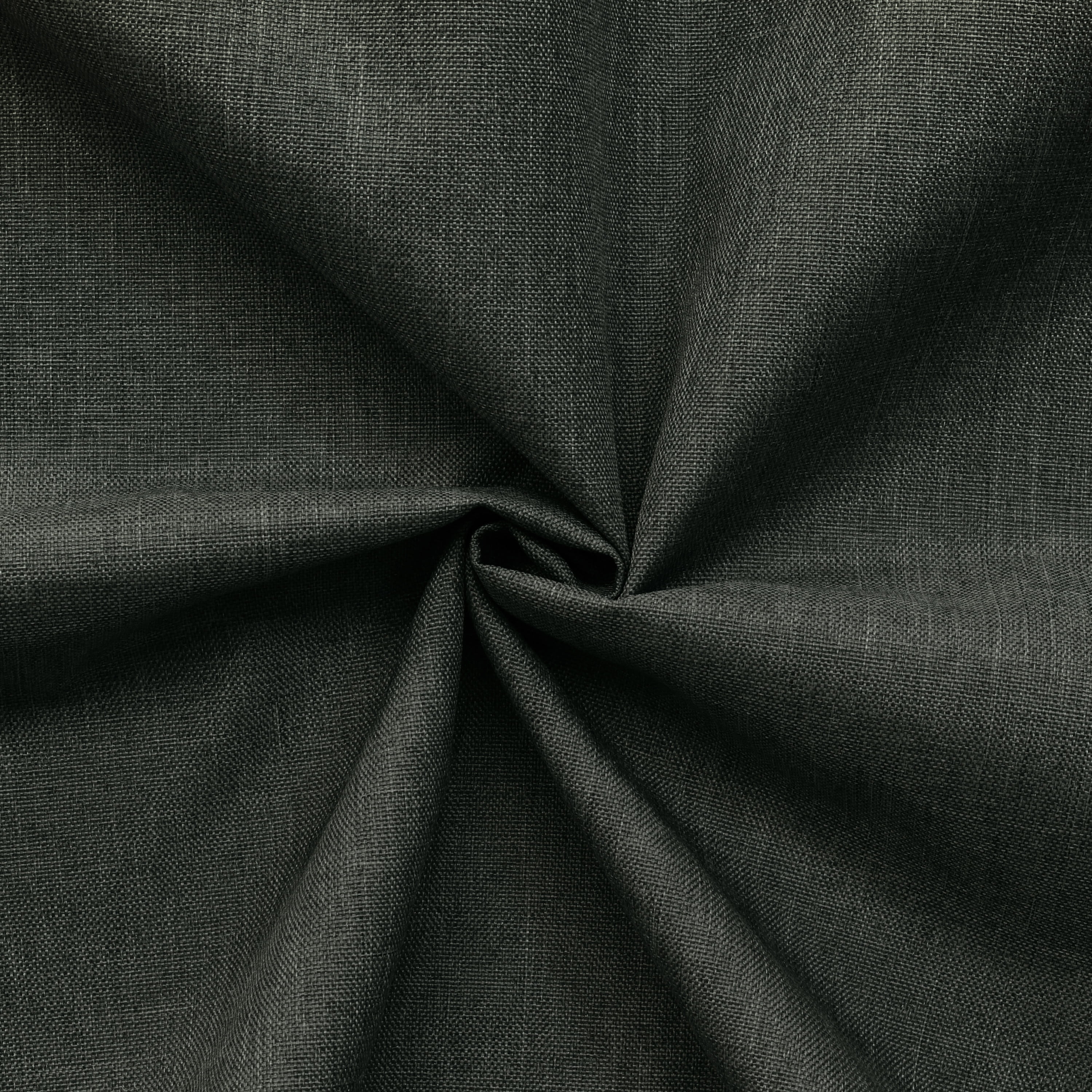 Elba Total Blackout Textured Curtain Panel 52" x 84" in Charcoal