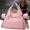 thumbnail image 5 of CHAO Bolsa de yoga para mujer, bolsa de viaje grande con compartimento para zapatos y múltiples bolsillos, bolsa de transporte impermeable, 5 of 5