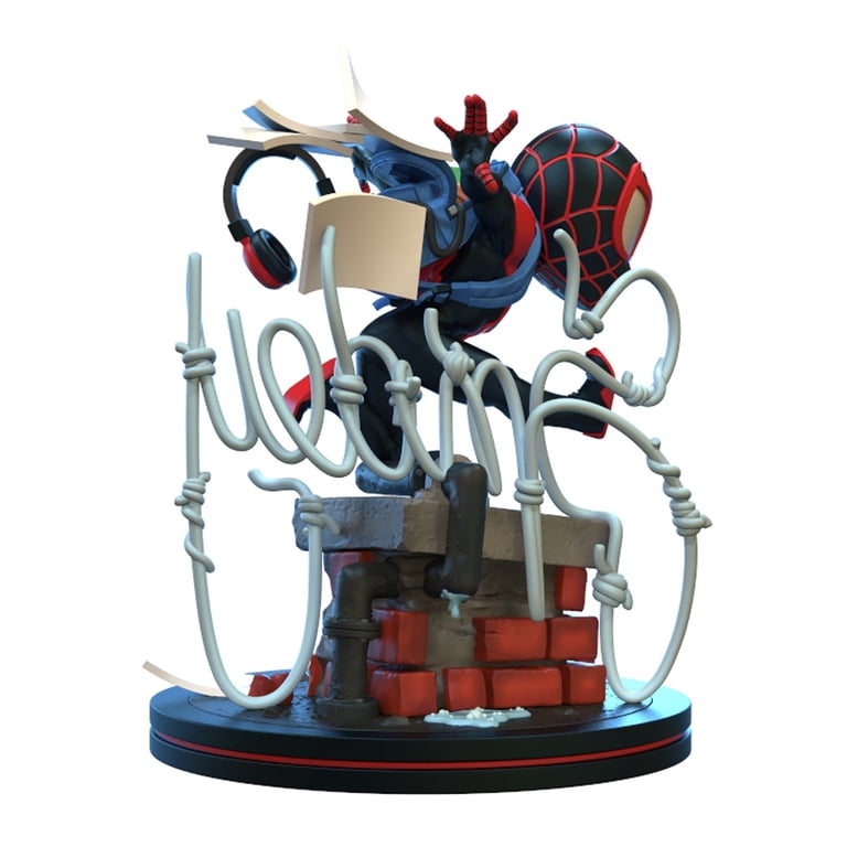 アメコミ MARVEL Spider-Man Miles Morales Diorama Spider-Man: Miles Morales Everstone Q-Fig Elite Diorama - Walmart.com