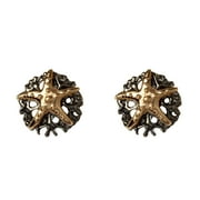 AMRITA SINGH JEWELRY Amrita Singh Bali 2-Tone Brass Starfish Stud Earrings
