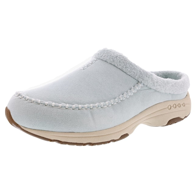 Easy Spirit Women's Travelfurry 2 Wide Width Mule Slippers - Cozy Slip-On Clogs