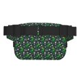 thumbnail image 3 of Fotbe Dinosaur and Bone Cangurera Cuadrada con Estampado de Doble Capa, Bolsa de Cintura Ajustable Mini para Hombres y Mujeres, 3 of 9
