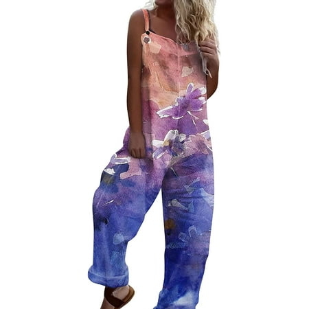 

CebDs Women Formal Jumpsuits Women s Casual Fashion Floral Print Overalls