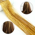 thumbnail image 5 of 19.7 Inch Clip In Hair Tinsel Fairy Hair Tinsel Kit Clips Clip On Glitter Hair Tinsel Extensions (Gold), 5 of 9