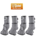 thumbnail image 3 of 4 Pack Cashel Fly Prevention Pony Horse Leg Guard Cool Mesh Boots Grey, 3 of 3