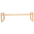 thumbnail image 3 of Rectangular Bamboo Monitor Stand Riser 1Pack Khaki for Laptop Riser Stand and Travel Use, 3 of 9