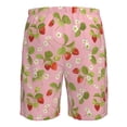 thumbnail image 6 of Naloa Strawberry Floral Men's Beach Shorts, Surfing shorts, Swim trunks, Quick Dry Swim Trunks for Surfing Beach Fun - XX-Large, 6 of 9
