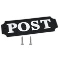 thumbnail image 1 of Letrero de puerta de PVC Flexible, placa de pared, aviso para casa, jardín, tablero de señal de advertencia con tornillos de instalación HY021, 1 of 8