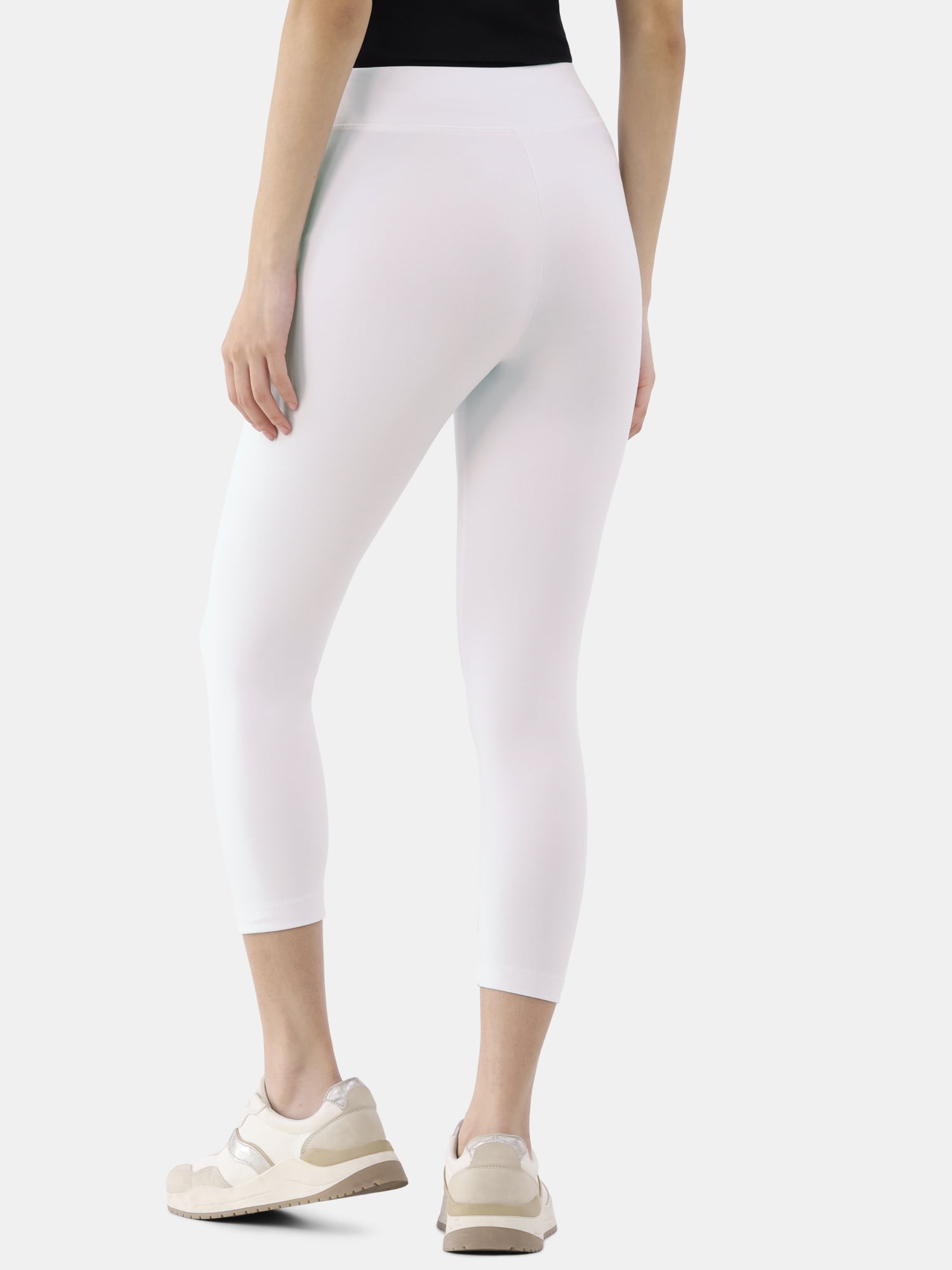 Time and Tru Women's Capri Leggings, Size XS-XXXL