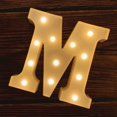 thumbnail image 1 of MUMUXI Letras iluminadas para marquesina | Grandes números iluminados | Funciona con pilas y brilla con cada letra del alfabeto | para bodas, fiestas de cumpleaños, celebraciones, Navidad o decoración, 1 of 5