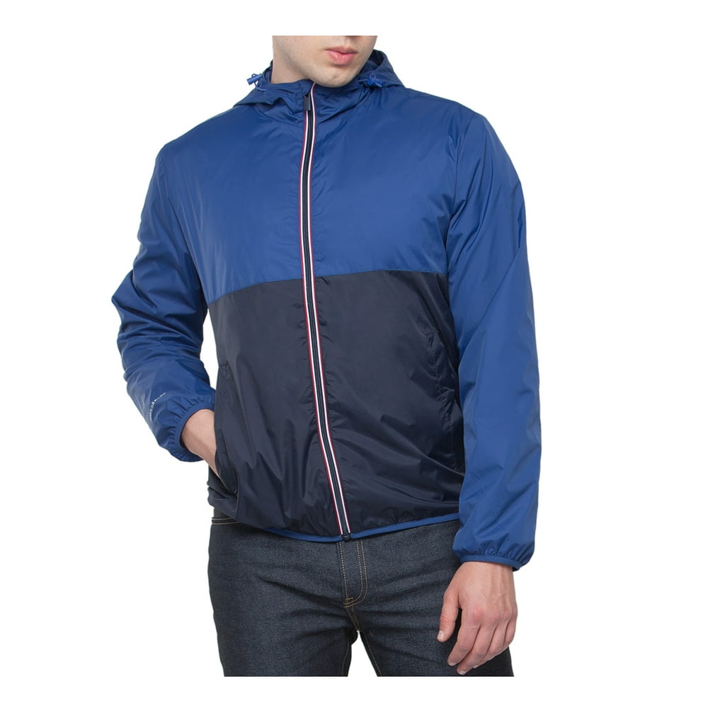Rokka & Rolla Rokka&Rolla Men's Packable Mesh Rain Jacket Lightweight