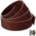 thumbnail image 6 of ELW Genuine Leather Vegetable Tanned 8-10 oz 3.2-4mm Cognac Straps, Belts, Strips 2-1/4"x94" 5.7x238cm - Full Grain Veg Tan Leather Cowhide Heavy DIY Craft - Holsters, Belt Blanks, Furniture, 6 of 8