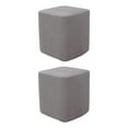 thumbnail image 1 of Toystoory Reposapiés cuadrado Fundas otomanas Funda decorativa para reposapiés Gris Type4, 1 of 1
