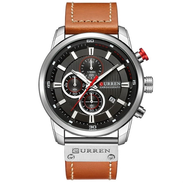 Reloj Curren Technos 8291 para Hombre Azul y Plateado