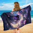 thumbnail image 6 of XYZCANDO Butterfly Moon Car Seat Towel Covers Sweatproof for Outdoor Beach Running, Washable Non-Slip Car Cushion Seat Covers Breathable, 6 of 11