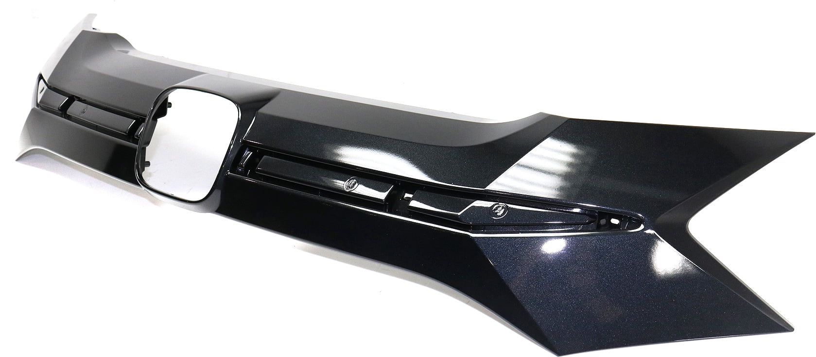 Grille Trim Compatible with 2016-2018 Honda HR-V Center Painted Black