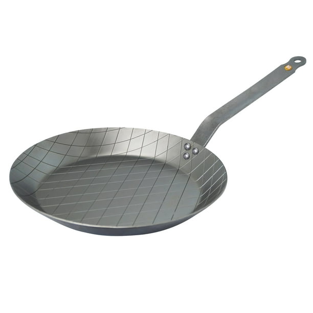 Sartén para carne De Buyer MINERAL B, acero al carbono, 28 cm de diámetro