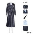 thumbnail image 1 of Disfraz Addams BANYUO para Niños uniforme escolar Halloween, 1 of 4