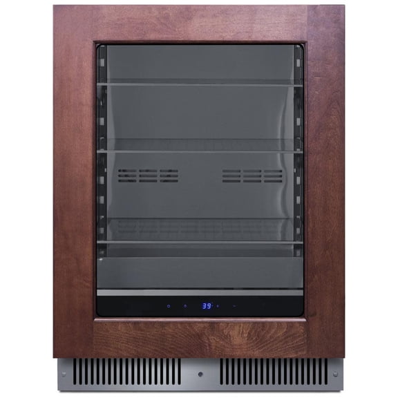 Summit Sdhg2443pnrlhd 24" Wide 80 Can Capacity Panel Ready Beverage Cooler - Panel Ready