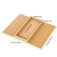 thumbnail image 3 of Xingzhi Bamboo Tray Table For Sofa Arm Modern And Versatile Rectangular Tray Sofa Arm Tray Wooden Tray, 3 of 6