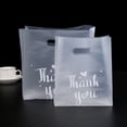 thumbnail image 3 of MesaSe 50Pcs/Set Bread Bags Translucent Food Grade Plastic Practical Thank You Printed Gift Packing Bags for Bread, 3 of 6