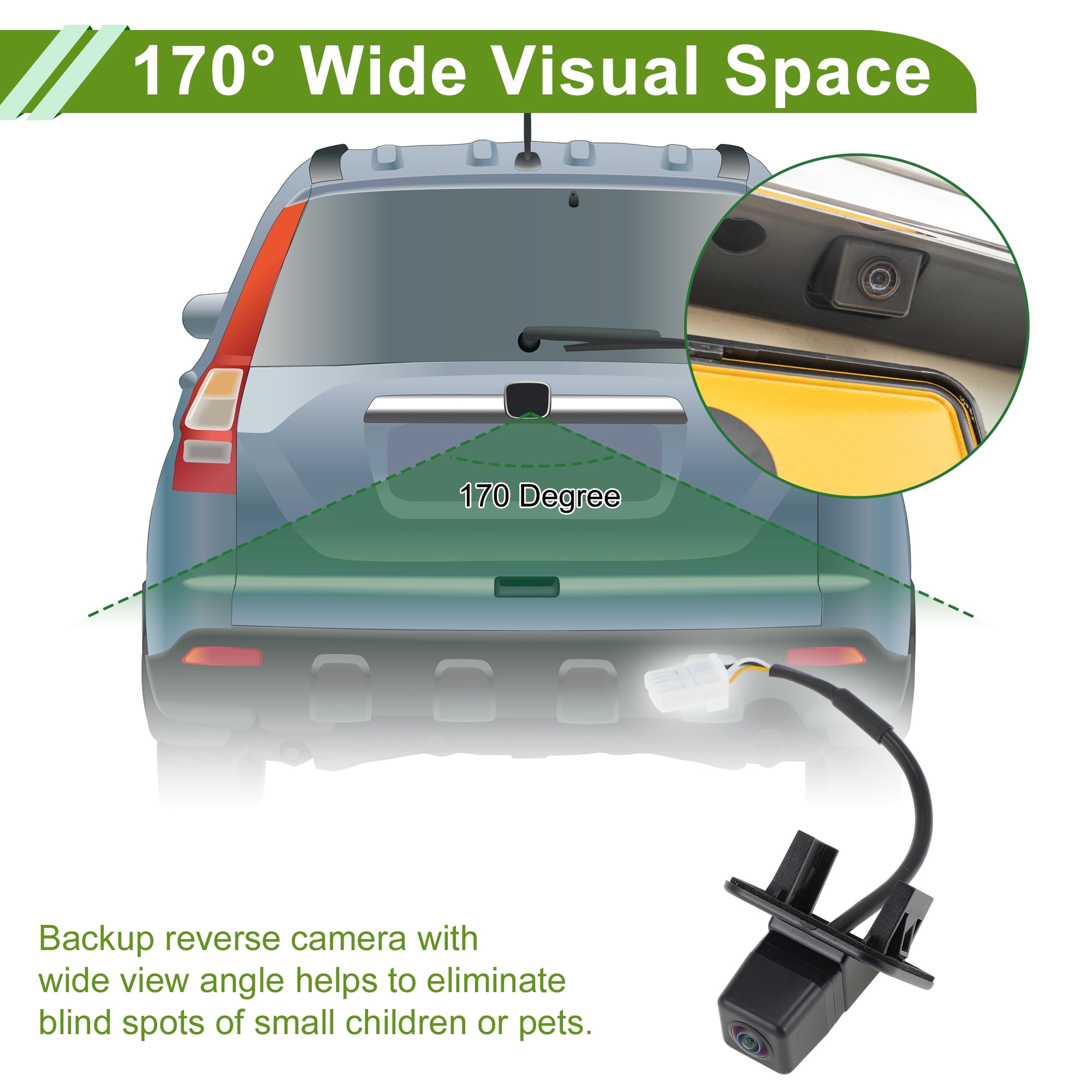 Unique Bargains Car Park Assist Rear View Backup Camera for MAZDA 3 6 CX-3 CX-5 2013-2020