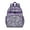 Purple-12, variant on Mandala Cosmic Spiritual Spirituality School Backpack Adjustable Padded Straps Chest Strap Large Capacity Water-Resistant Backpack