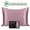 Mauve, variant on PiccoCasa 22 Momme Silk Pillowcase Zippered Pillow Cover, Queen Silver Gray