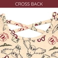 thumbnail image 5 of Harry Potter Little Girls' 2-Piece Skater Dress Set Hedwig Maroon Cream, 5 of 7