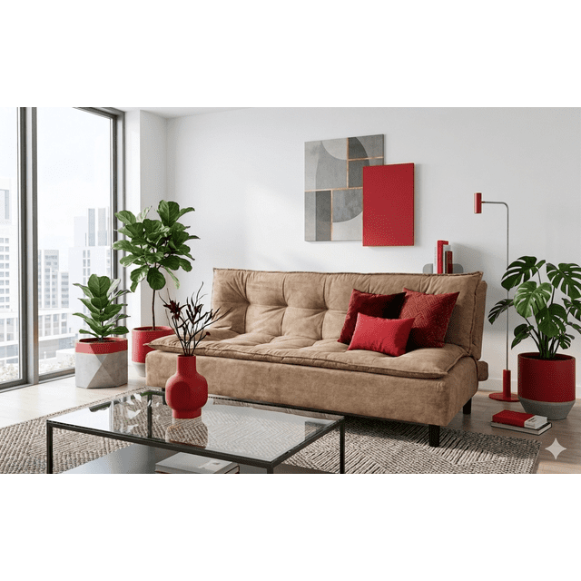 Sofá cama Smarti, Atlas del Descanso color Beige