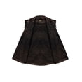 thumbnail image 4 of Dream Apparel Men's Biker Cuttoff Vest Denim/Cotton Shirt with Vintage and Frayed Sleeveless Look 2 Front Pockets, 4 of 6