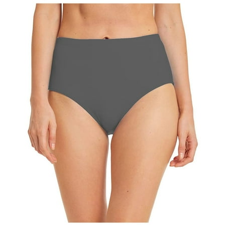 Swimsuit Bottoms for Women High Waist Retro Basic Full Coverage Bikini Tankini Briefs Stylish Seaside Bathing Swimming Trendy Swimwear Cover Up