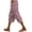 Red, variant on Womens Travel Capri Pants Elastic Waist Straight Legs Casual Strechy Trousers 2026 with Pockets