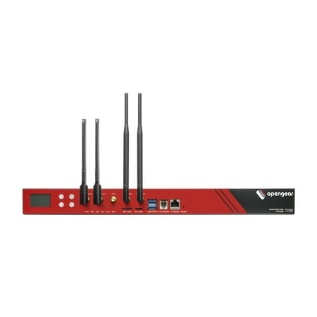 UPC: 0843295101621 | Opengear IM7216-2-DAC-LMV-US 16 serial software selectable  dual AC  2 GbE Ethernet or fiber SFP  16GB flash  Verizon 4G LTE cellular  v.92 modem  Wi-Fi – US Power Cord