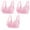 Pink, variant on Honeeladyy Womens Plus Size Bra 3pc No Steel Ring Lactation Vest Bra Back Adjustment Yoga Running Bra Halloween Gifts for Wife #Lc-XL