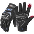 thumbnail image 1 of Guantes de moto KEMIMOTO para hombre con pantalla táctil y deportes al aire libre, 1 of 7