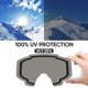 thumbnail image 4 of Gafas de moto UV400 JAMW Todoterreno Marco blanco y negro, 4 of 5