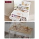 thumbnail image 4 of VASAGLE Tocador, Mesa de Maquillaje con Espejo Grande, Gabinete con 2 Estantes Ajustables, 2 Estantes Abiertos, 1 Cajón, Blanco RDT119W01, 4 of 9