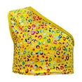 thumbnail image 1 of Robe Courte Sans Manches à Épaules Dénudées pour Filles à Imprimé de Paillettes, Tenue de Fête, 1 of 6