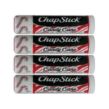 Chapstick Holiday Flavored Candy Cane Lip Balm, Stocking Stuffer, 12