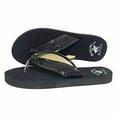 thumbnail image 2 of Beverly Hills Polo Club Fara Adult Women Sequin Flip Flop Sandal Thong (Black Size 6), 2 of 4