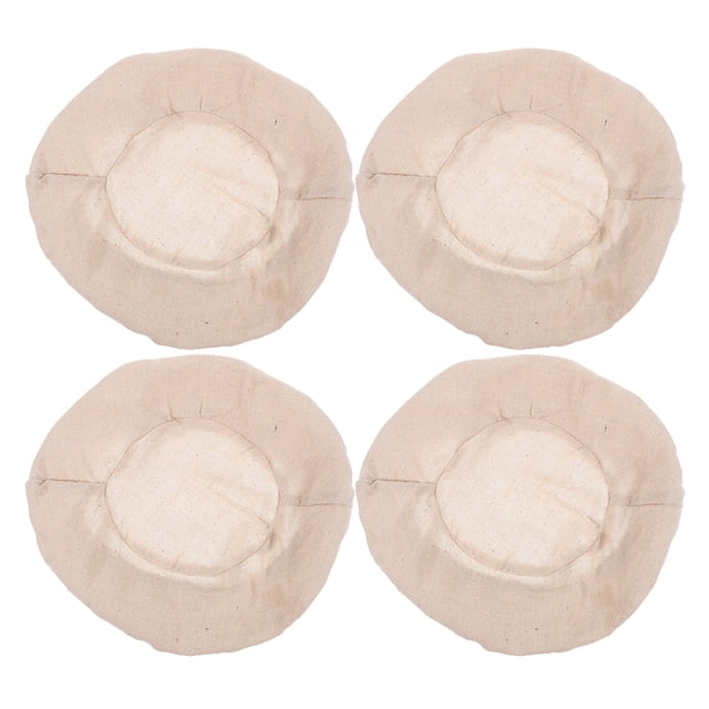 4 piezas de canasta de pan redonda de pan de pan de pan de reno