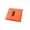 Orange, variant on Ludlz Reusable Shopping Bags Gift Bags Folded Groceries Fashion Compact Bags Machine Washable Bulk Portable Folding Shopping Bag Large Capacity Tote Square Handle Handbag
