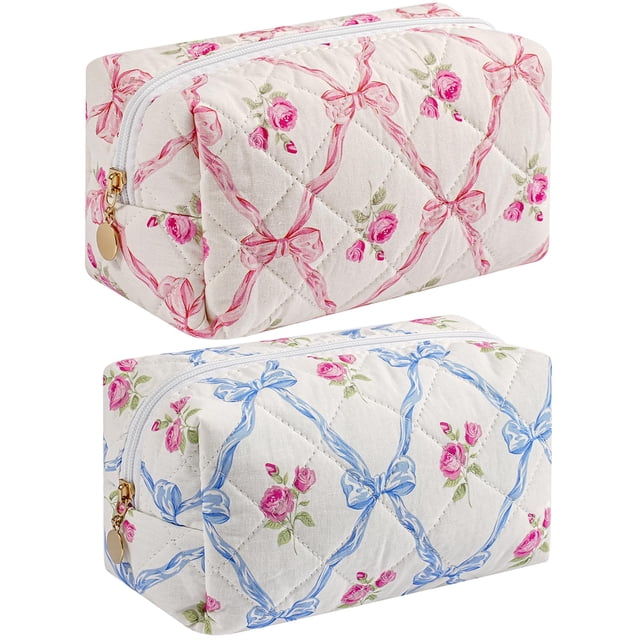 Bolsa de maquillaje HHQQWZ bolsa de cosméticos de viaje para mujer y niña rosa