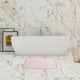 thumbnail image 5 of Fiudx Alfombrilla de Baño de Espuma Viscoelástica, Suave y Absorbente, Antideslizante, Lavable a Máquina, Ideal para El Baño y La Ducha, Colección de 4 Piezas., 5 of 6