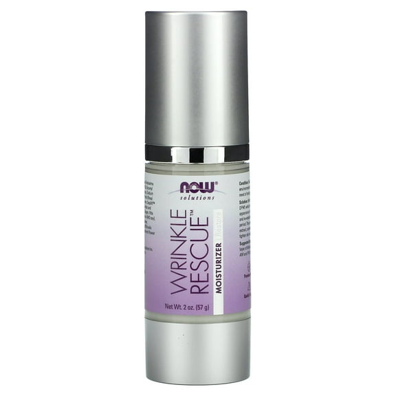 NOW Foods Solutions Wrinkle Rescue Moisturizer, 2 Oz
