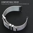 thumbnail image 3 of Graflsoa Pink Stainless Steel Watch Strap with Buckle - 20mm Universal Fit, Durable & Comfortable Design for Smart & Traditional Watches, 3 of 7